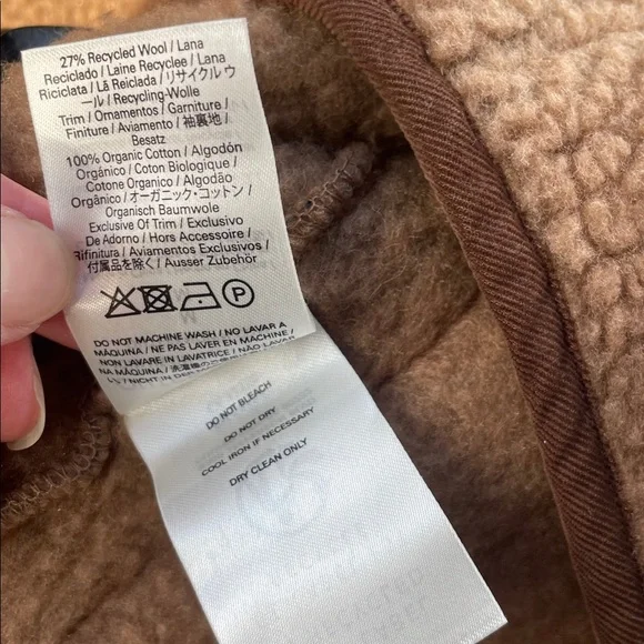 Outerknown Arcana Sherpa fleece Size Large